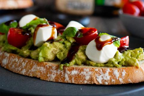 Caprese Avocado Toast