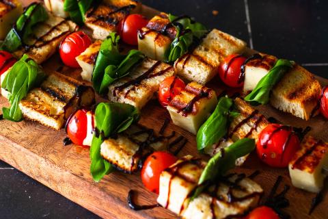 Grilled Caprese Skewers