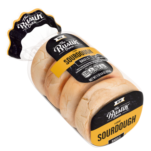 The Rustik Oven Sourdough Bagels, 4 count